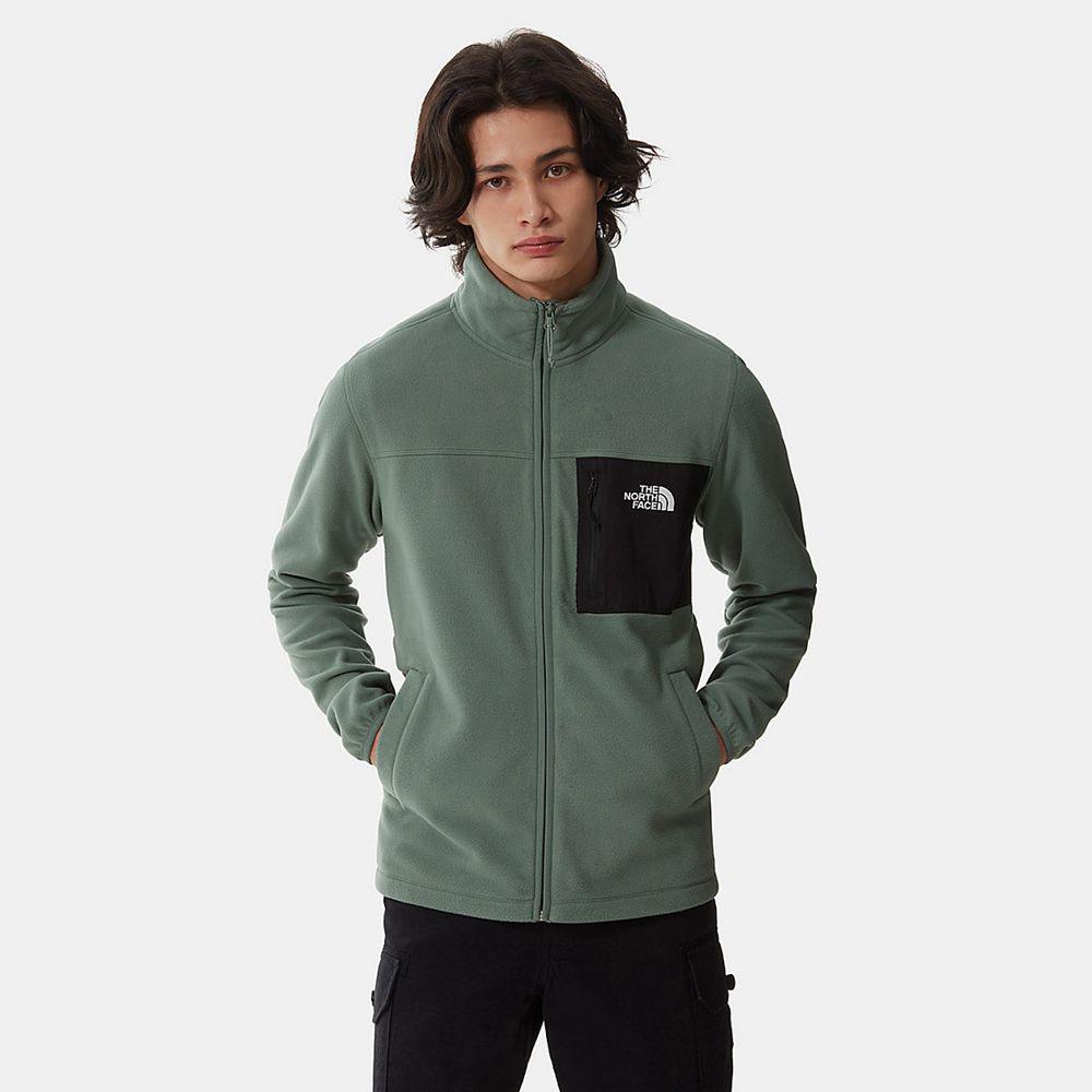The North Face Homesafe Full-Zip Ανδρικα Fleece - Πρασινο (XMFC03164)